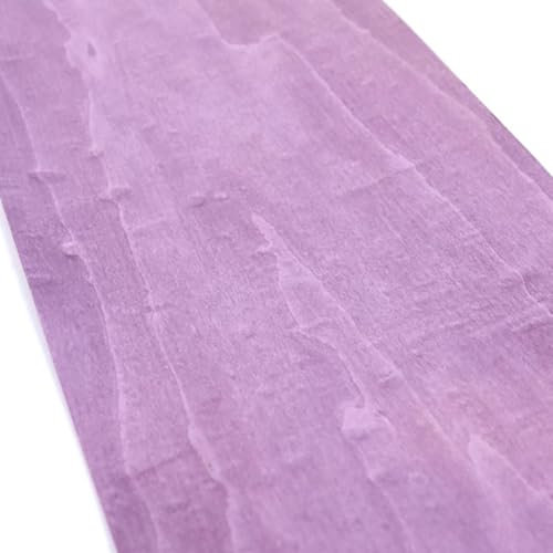 0,5 mm dickes, hellviolettes gebeiztes Ahornholz-Furnier – 2,5 m x 0,18 m – ideal für Möbel, Heimwerker, Audio, Gitarre, Auto-Innenraum, Wand und mehr