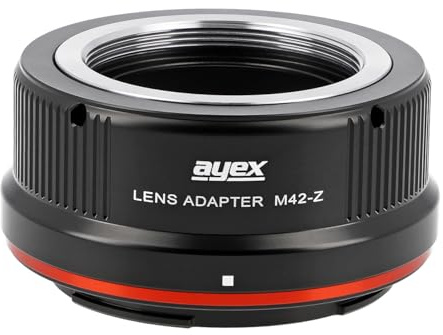 ayex Objektivadapter M42 Bajonett Objektive Kompatibel mit Nikon Z Kameras M42-Z
