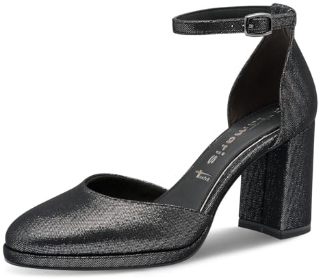 Tamaris Damen Pumps Vegan metallic 40