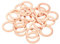 QUARKZMAN 22pcs Arandelas de Cobre, 20x14x1.5mm (OD*ID*Grosor) Arandela para Carter Aceite Puerta Bisagra Plana Redonda Metálica Accesorio Hidráulico Conexión Combustible Perno Reparación