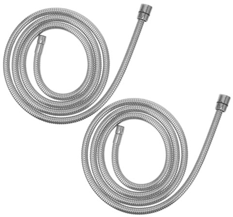 jojofuny Robuster Ausziehbarer Schlauch Aus Edelstahl 1 5 M Ersatzschlauch Für Den Wasserhahn Mit Sprühdüse Für Den Einsatz in Badezimmer Und Küche