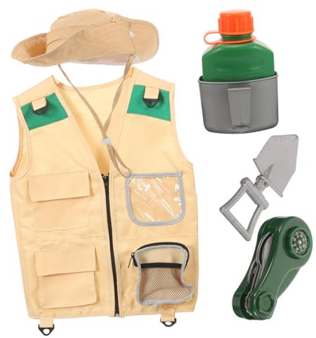 ERINGOGO 1 Satz Abenteuerkleidung Für Netze Forscher Kleinkinder Zuschauer Für Fernglas Für Weste Vlies Bausatz Spiele Im Freien Abenteuerset Für Stoff