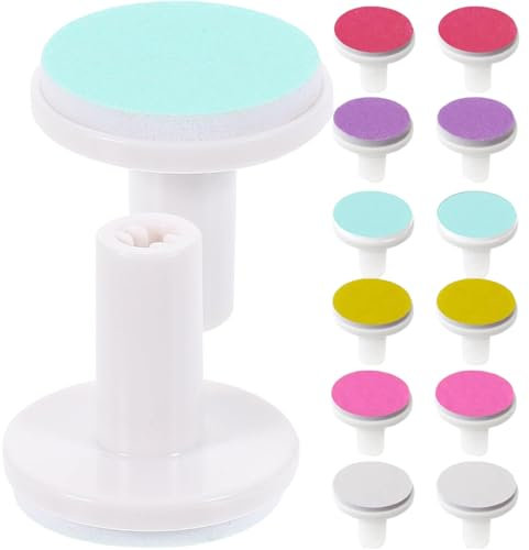 JEYORZY 12 Pièces Lime à Ongles Électrique pour Bébé Tampons de Rechange pour Coupe-Ongles Kit de Coupe Ongle Bebe Têtes de Meulage Remplacables pour Nouveau Né Enfant et Adulte Orteils