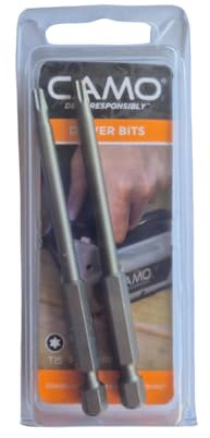 Lot de deux embouts de vissage T15-345099 pour CAMO Marksman pro