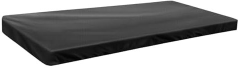 Aymzbd Laufband Abdeckung für Fitnessgeräte, Wasserdicht, mit Elastischem Saum, Schwarzer Oxford Stoff, Schutzabdeckung für Laufmatten unter Dem Schreibtisch, 49x23x6 Inch