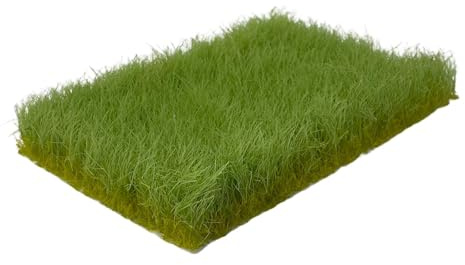 Hellery Grascluster Modell, Miniatur Vegetation für 1:35, 1:64, 1:87, Landschaftsdesign, Knospengrün