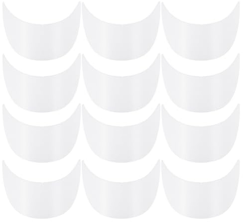DIYEAH 20pcs Plastic Hat Brim Visor for Boys and Girls Baseball Cap DIY Hat Making Supplies Accessories for Sun Protection for Girls and Junior Caps