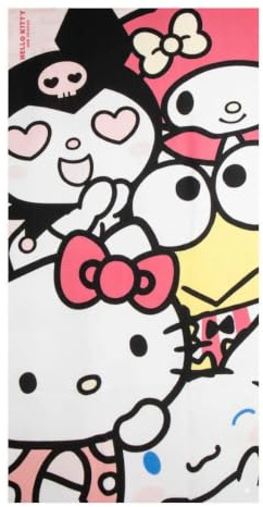 Hello Kitty Mikrofaser-Handtuch für Kinder für Bad und Strand – Mikrofaser-Handtuch für Kinder und den täglichen Gebrauch