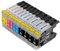 ESMOnline 10 komp. Druckerpatronen als Ersatz für Brother LC-1280XL LC-1240 LC-1220 MFC J430W J625DW J725DW J825DW J925DW J5910DW J6510DW J6710DW J6910DW LC1280XL LC1240 LC1220