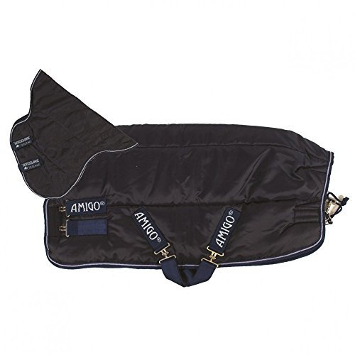 Horseware Stalldecke Amigo Insulator Heavy with Hood 350g- Navy/White