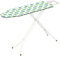 GIMI Green Line Roy Asse da Stiro con Portacaldaia, Regolabile in Altezza, Acciaio, Bianco, Piano Stiro 122 x 38 cm, 144 x 38 x 90 cm