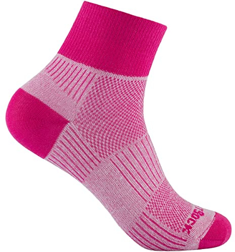 Wrightsock Coolmesh II Quarter Größe 37,5-41 (M) beet root