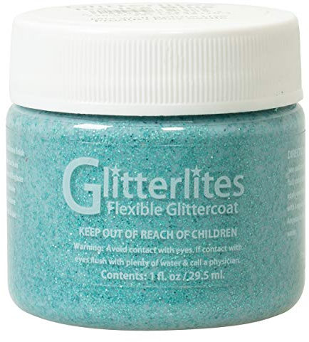 Angelus® Glitterlites Paint, Ice Blue 1Fl Oz