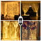 BELLALICHT LED Lichtervorhang Warmweiß für Innen Außen Fenster Weihanchten Geburtstag Party Hochzeit IP44 31V Niederspannung 8 Lichtmodi 300er LEDs Lichterkette 3M x 3M Weihnachtsbeleuchtung
