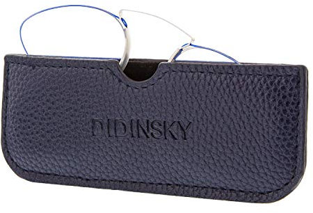 DIDINSKY Lunettes de Lecture sans Barrettes anti-lumière bleue pour hommes et femmes. Lunettes de vue flexibles antireflet incassables. Blue +1.0 - HERMITAGE BUTTERFLY