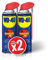 WD-40 Producto Multi-Uso Doble Acción, Paquete de 2, 2 x 400 ml