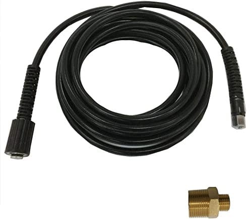 Parpyon Lavor Tubo Prolunga Kit ricambio per idropulitrice ad acqua fredda – lunghezza 6 metri + raccordo ideale per allungare il tubo – Attacco M22 – 1/4 (6 mt prolunga)