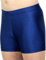 Shorty Kinder Hipster Kurze Mädchen Sporthose Glanz Lycra bi-elastisch Fitnesshose Hüfthose Hotpants Turnhose Gymnastikhose Shorts Farbe Dunkelblau, Größe 140