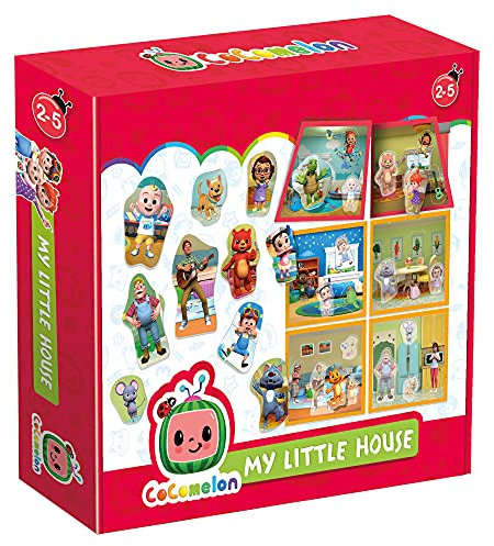 Headu CoComelon My Little House – EIN Charakter-Matching-Spiel, bei dem Formen in die richtigen Räume passen, Lernspiele und Puzzles, Alter 2–5 Jahre
