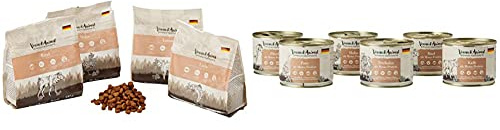 Venandi Animal Premium Trockenfutter für Katzen, Probierpaket 1, 6 x 0.3 kg, 1.8 kg & Premium Nassfutter für Katzen, Probierpaket III, 6 x 200 g, 1.2 kg