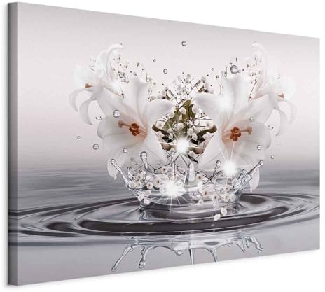B&D XXL - Akustikbild Zen Spa Wasser, Schallschutz, Wohnzimmer, Büro | Verbessert Raumakustik, reduziert Hall, ideal fürs Büro oder Wohnzimmer, hochwertige Verarbeitung, schnelle Montage, stilvoll