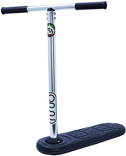 Indo 2.0 Trampolin Stunt-Scooter I 40-79cm Gesamthöhe I Indoor & Outdoor I Trick I Trainer I+ Fantic26 Sticker (570 H=60cm Schwarz)