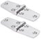 9Tong Montaje Marino Bisagras de Puerta Acero Inoxidable Bisagra para Barco Hatch Hardware Tarea Pesada Bisagra para Barco Plataforma Gabinete SUS316 2pcs 38 mm x 102 mm