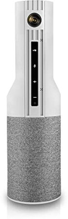 BOMFLORE Conference Webcam w/Microphone&Speaker for HD 1080P Video Call, All-in-1 Ultra Wide-Angle 110° Camera, 19ft Voice Pickup, AI Noise-Cancel, USB Plug&Play&Power, Speakerphone&Cam Meeting System
