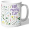 Oakridge Park Gifts Best Mummy Ever Mug, Wildflowers (Lilac Text),Pink