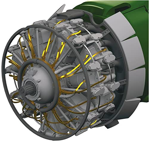 Eduard Accessories 648852 - 1:48 A6M2-N Rufe engine complete PRINT 1/48 EDUARD