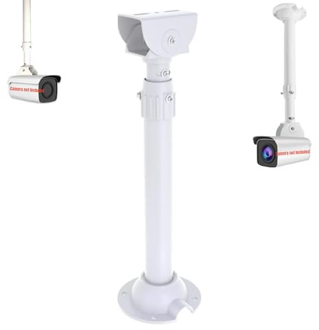 CTXSumTec 11.8~23.6 Adjustable Security Camera I-Type Wall Ceiling Mount Bracket, Camera Mount Universal Camera Wall Mounting Bracket/IP Camera for CCTV Surveillance Camera