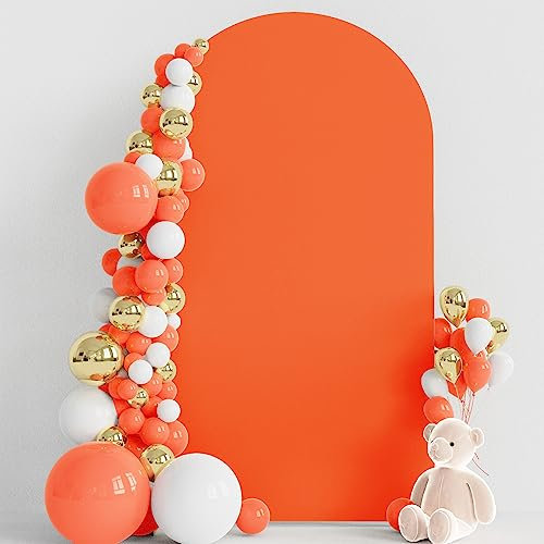 Wokceer Hochzeitsbogen-Abdeckung, Spandex, 2 m, passend für Hochzeitsbogen, runde Oberseite, Chiara-Bogen-Hintergrund, Abdeckung für Weihnachten, Erntedankfest, Geburtstag, Party, Zeremonie, Bankett,