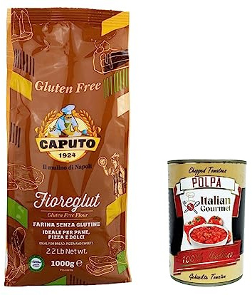 Italian Gourmet Antico Italian Gourmet Fioreglut Farina senza Glutine Mehl | Miscela glutenfrei per pane, dolci e focaccia, elastischer Teig, passend zu, Gesamtnettogewicht 3 kg + Kostenlos Polpa 400g