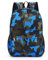 Treer Sac a Dos Enfant, Camouflage 3D Cartable Fille Primaire, Cartable Garcon Primaire 10L, Cartable Stitch Oxford Imperméable Cartable pour Garçons Filles (Bleu,33x26x13cm)