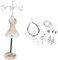 LetCart Espositore per Gioielli, Espositore Gioielli Porta Orecchini e Porta Collane da Tavolo, Organizer Gioielli Portagioie Donna per Bracciali, Anelli, Collane