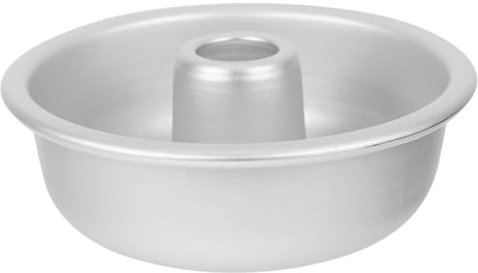 DEARMAMY Nonstick Angel Food Cake Pan, Round Aluminum Baking Tin Chiffon Tube Pan Doughnut Baking Mold Cheesecake Baking Pans for Home Party Baking Supplies