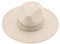 SOYNIA Fedora Trilby Filzhut Hut Hüte Für Damen Fedoras Herren Mützen Männlich Fester Hut Lässig Band Jazz-Kappen Große Größe 56–58 cm Beige