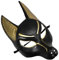 Luxshiny Anubis Maske Für Halloween Kostümpartys Plastische Cosplay-maske Für Maskenball Karneval Rollenspiele Bequem Und Langlebig Für Damen Und Herren