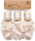 Vitalizart Satin Schleifenband Helles Nude 2,5 cm x 13,7 m Hölzerne Spule, Handgefertigtes Ausgefranstes Geschenkband für Geschenk Verpacken Hochzeit Brautsträuße Urlaub Dekor