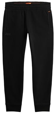 Superdry Herren Essential Jogginghose mit Logo Schwarz M