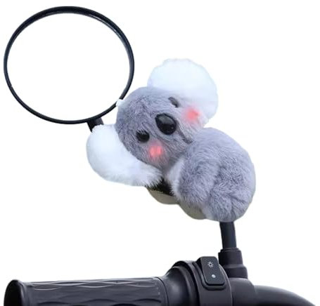 Koala-Rückspiegel-Anhänger,Koala-Stofftier,Kuscheltier-Anhänger aus weicher Baumwolle in Koala-Form - Kabelbinder, multifunktionale Koala-Spielzeug-Ornamente für Motorrad, Schlafzimmer, Auto, Roller