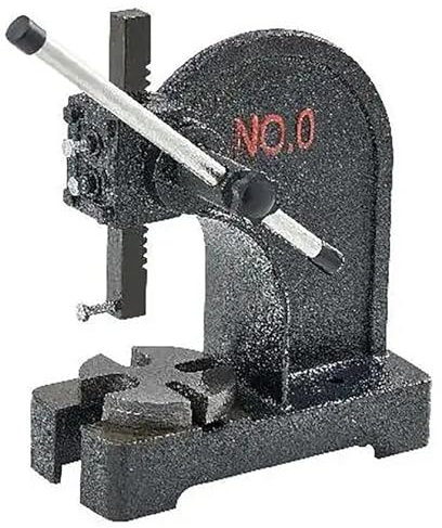 Arbor Press Heavy Duty Workshop Bearings Lever,Arbor Press Punch,Cast Iron Heavy-Duty Manual Desktop Arbor Press, Precision Hand Press for Stamping, Bending(1T)