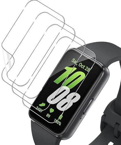 Película hidrogel 6pcs Para Samsung Galaxy Fit 3 SM-R390 Smartwatch película de gel tpu suave Protector de pantalla Tacto Autocuración Fácil de instalar