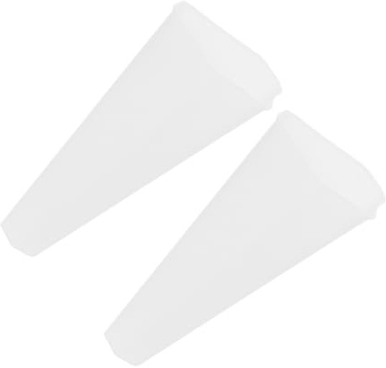 BESPORTBLE Jardinera Colgante De Pared Transparente, Macetero De Plástico para Suculentas y Flores, Pack 2 Unidades, Macetas para Jardín y Balcón, Decoración Interior y Exterior, Fácil De Colgar