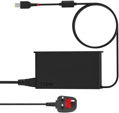 170W Laptop Charger Fit for Lenovo ThinkPad P50 P51 P52 P53 P70 P71 P73 Legion Y700 Y720 Y7000 E700 E600 R720 Y900 Y920 W530 W540 W541 W550 AC Adapter SA10R16886 ADL170SCC3A Power Supply cord