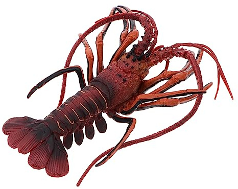 Générique 1 Pc modèle de Homard Figurine d'animaux Marins Crabe Jouets d'animaux Homard Artificiel Jouets d'éveil Maquette Plastique Marin simulé modèle Animal Marin Rouge