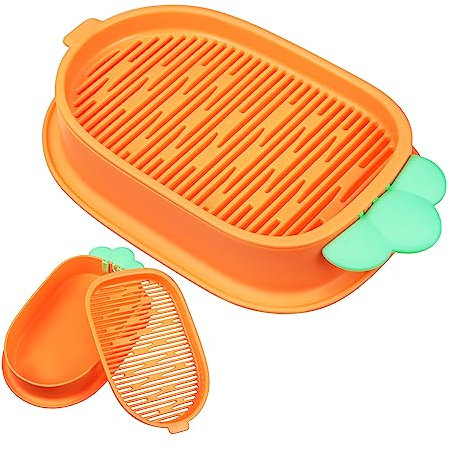 Sosoport 2pcs Cat Grass Planter Hydroponic Planting Box Carrot Shape Cat Grass Planter Catnip for Pet for Home