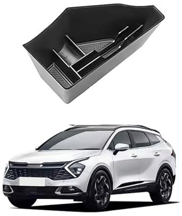 ONWZCJDI Caja de Almacenamiento para Consola Central para Kia Sportage NQ5 2021-2024,Organizador para la Guantera,Bandeja de Reposabrazos Accesorios