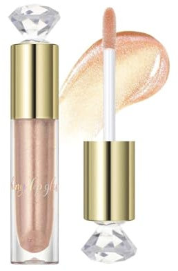 Lipgloss,Glänzend Flüssiger Lippenstift 3D Glanz Finish Durchsichtig Glitzer,Feuchtigkeitsspendender 3D-Effekt-Lipgloss (05#)