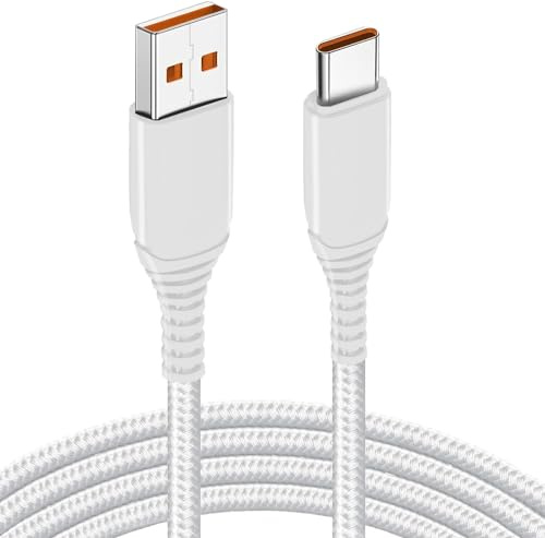 120W USB Type C Charging Cable for Xiaomi 15 14 13 Lite/13 Pro/12T/12 12X/11T 10T, Redmi Note 14 13 11 Pro+ 5G/11 Pro/10 9 Pro 11S/12 A5, Poco X7 Pro/X6 X5 X4/F 7/F7/7/F6 6A Turbo Charge Cable